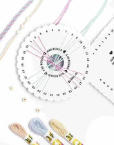 Armbänder - Bracelets Kumihimo PASTELL Folia